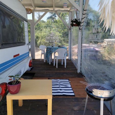 Sea Caravan/Camper On The Beach Kiten  Exterior foto