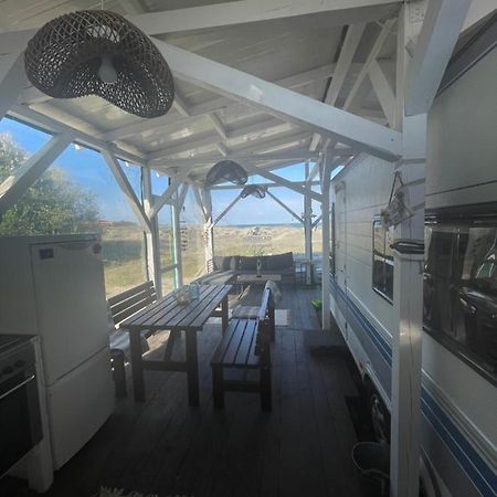 Sea Caravan/Camper On The Beach Kiten  Exterior foto