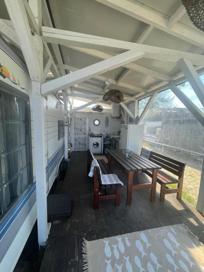 Sea Caravan/Camper On The Beach Kiten  Exterior foto