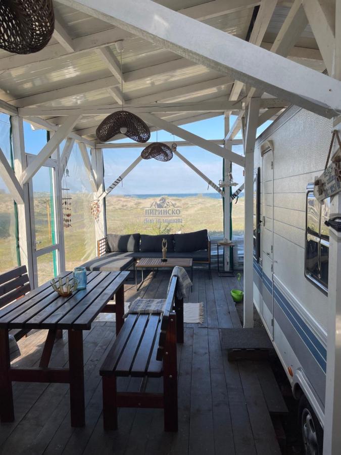 Sea Caravan/Camper On The Beach Kiten  Exterior foto